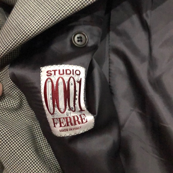 Studio 0001 by Ferre Italian mens Suit Barney’s NY - Picture 6 of 8